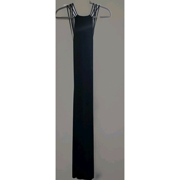 Michael Costello x REVOLVE Tawny Black Velvet Strappy Back Maxi Dress XS NWT - Picture 6 of 15